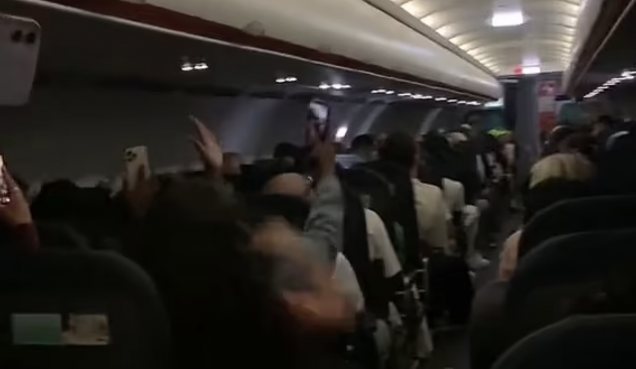 Испанка опубликовала видео с неадекватными британцами на рейсе до Ибицы