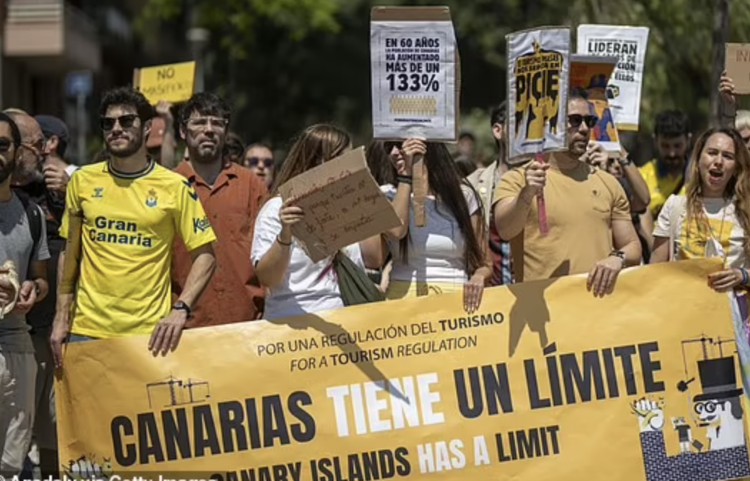 Очередные протесты против туризма в Испании