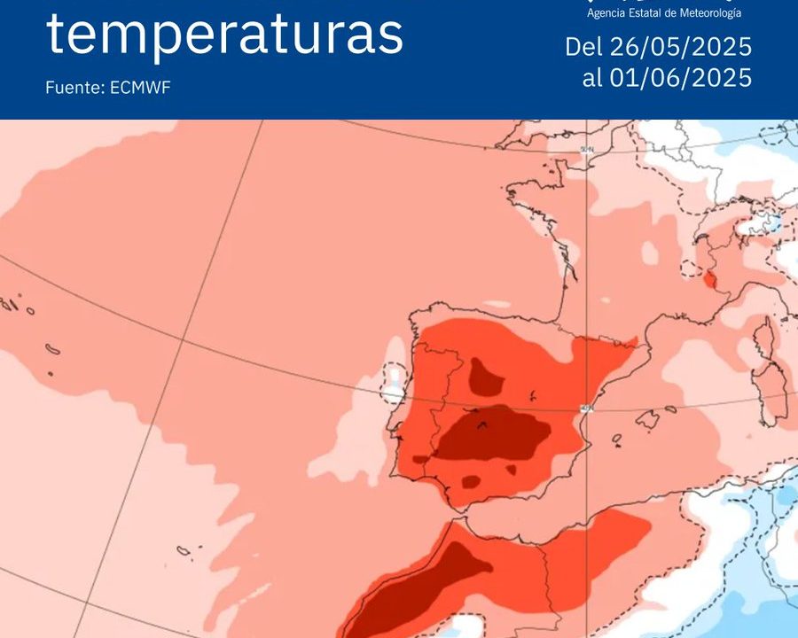 Сильная жара пришла в Испанию