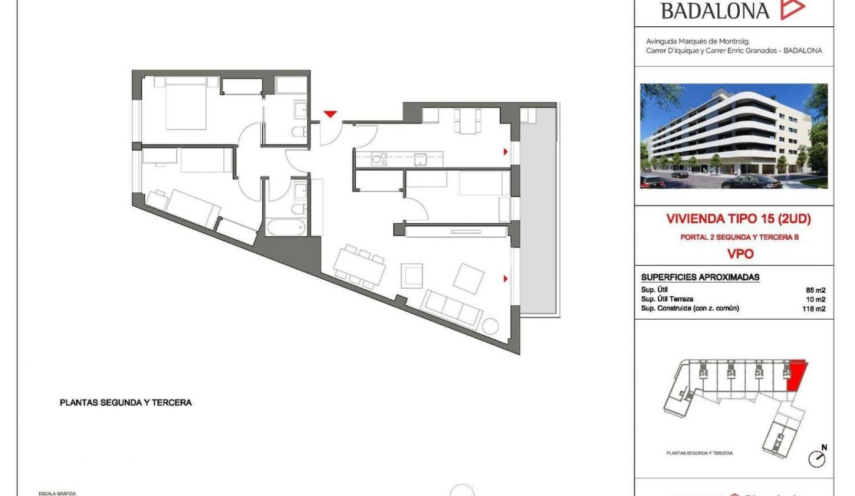 Promoción Nou Badalona, obra nueva en Sant Adrià de Besòs (Revista)