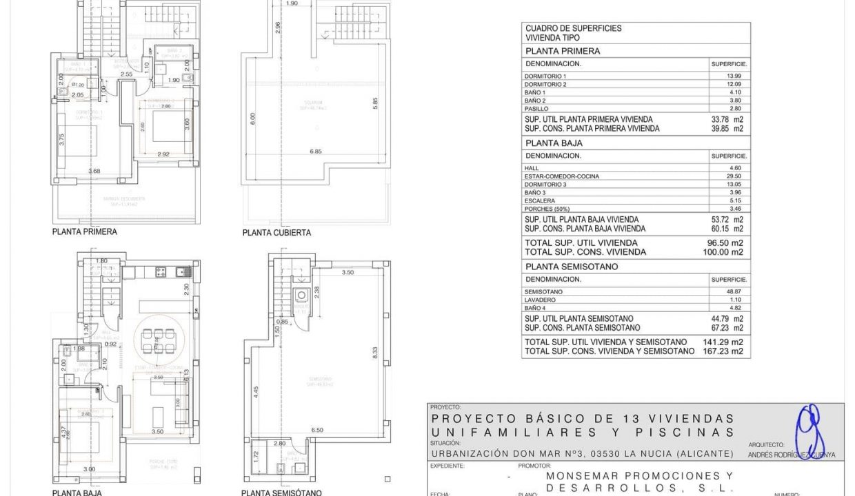Promoción Villas Don Mar La Nucia, obra nueva en La Nucía (Revista)