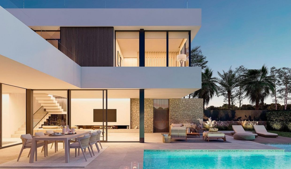 Promoción Vanguardista chalet Santani, obra nueva en Santañy (Revista)
