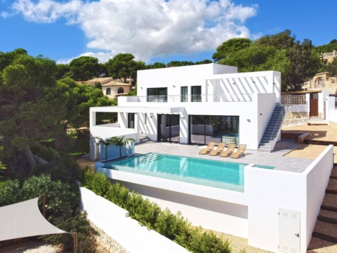 Promoción Impresionante villa de estilo minimalista, obra nueva en Jávea (Revista)