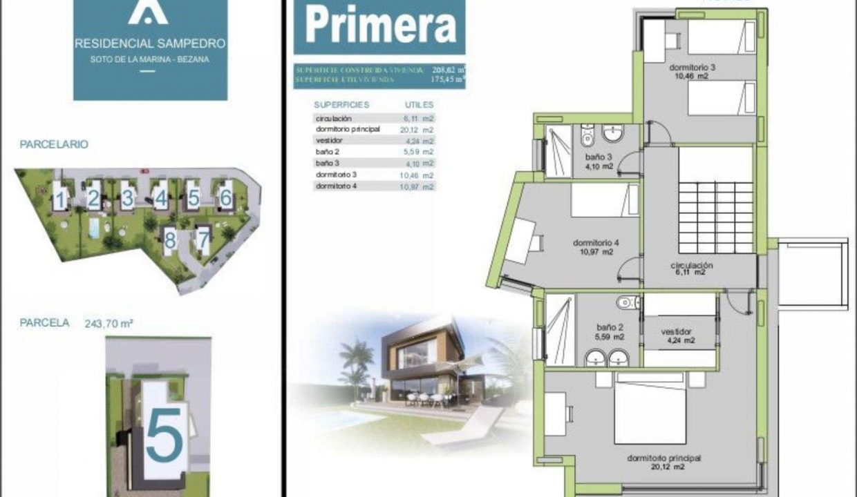 Promoción Residencial Sampedro, obra nueva en Soto de la Marina (Revista)
