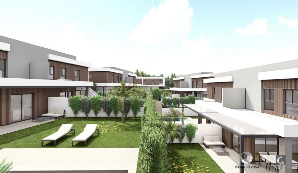 Promoción Residencial Puerta del Vedat, obra nueva en Urbanización Mas de la Montañeta (Revista)