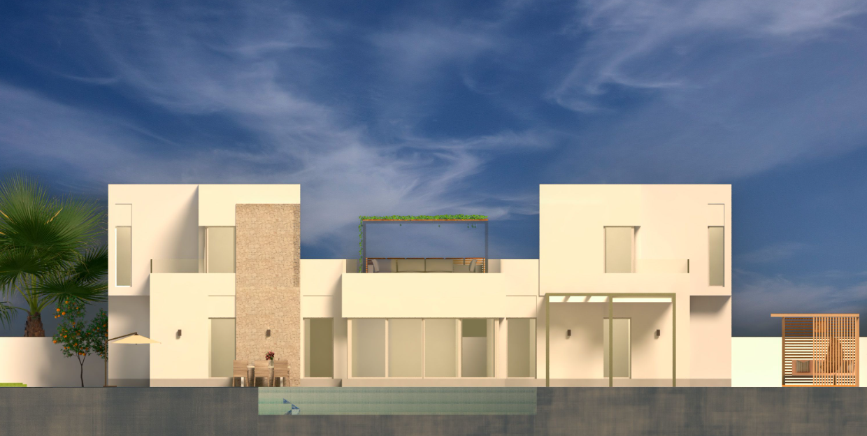 Promoción VILLA MODEL 2T EN AGUAS NUEVAS, obra nueva en Torrevieja (Revista)