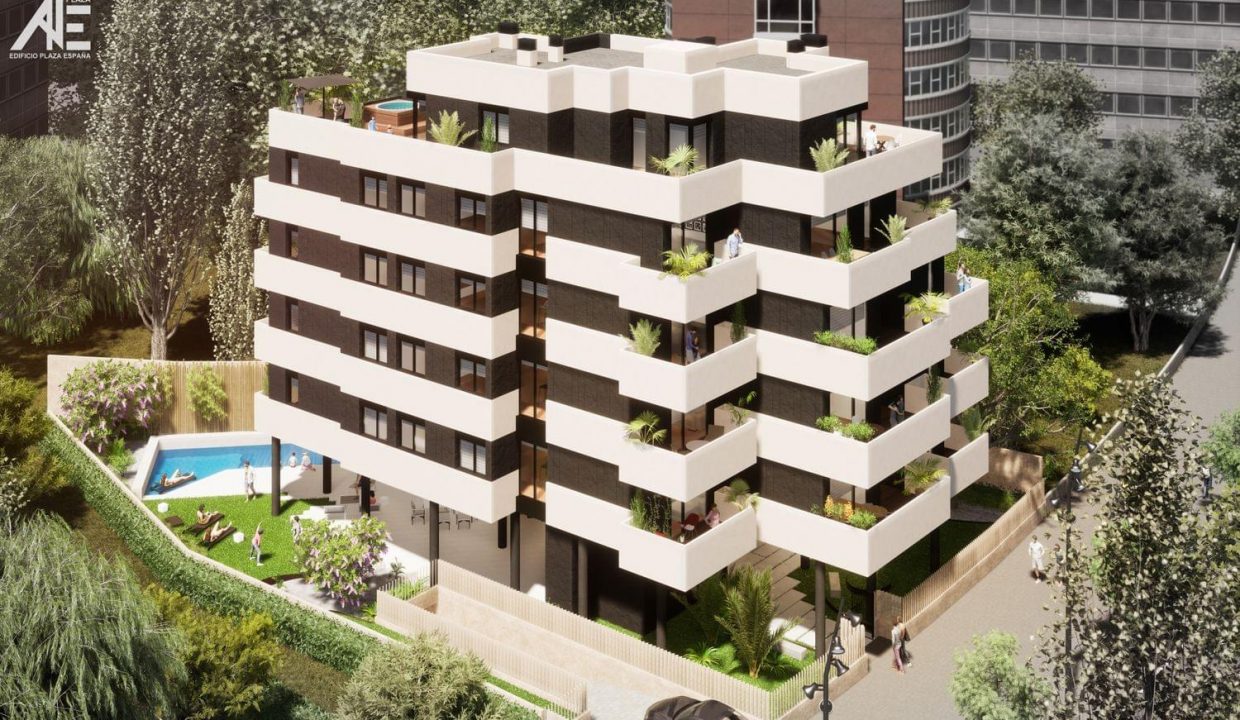 Promoción Edificio Plaza España, obra nueva en O Corazón de María (Revista)