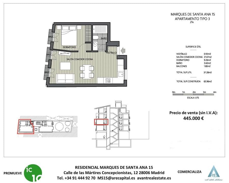 Promoción Marques de Santa Ana 15, obra nueva en Madrid (Revista)