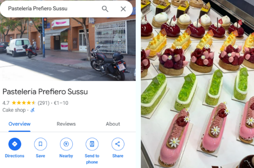 Bright desserts