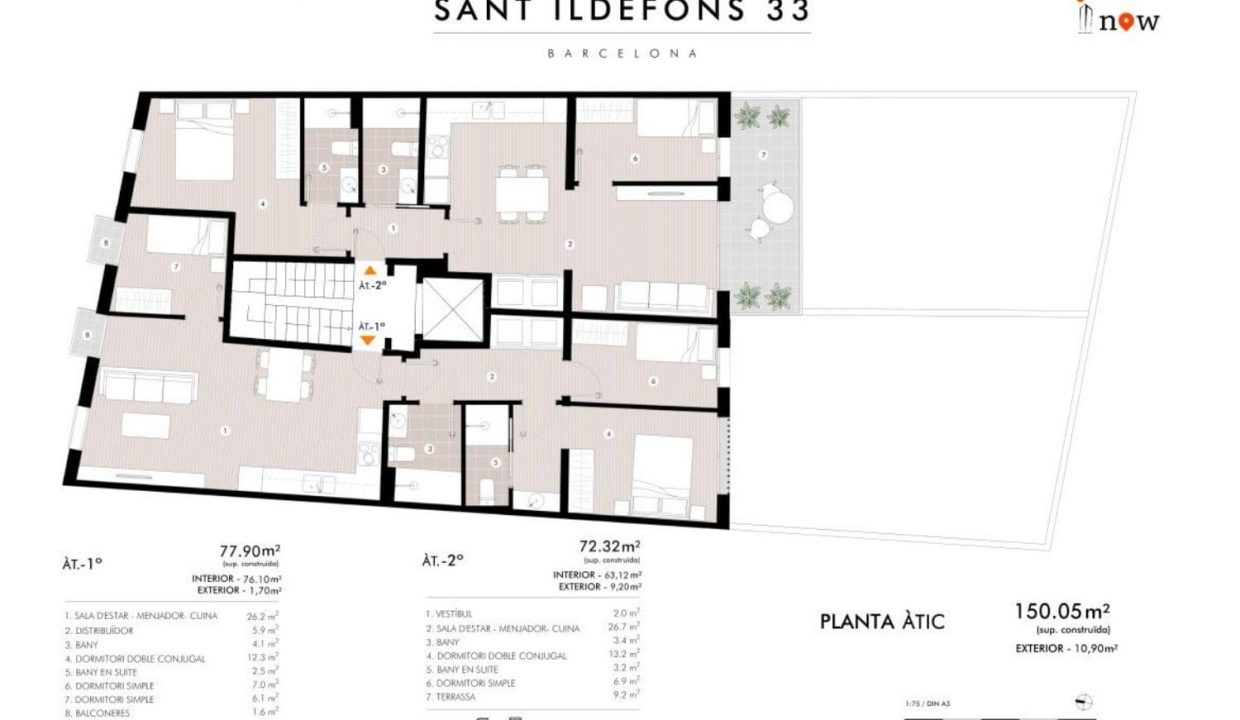Promoción Sant Ildefons, obra nueva en Barcelona (Revista)