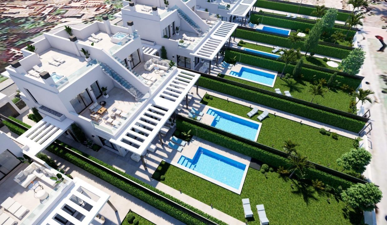 Роскошные новые виллы на набережной в Лос-Алькасаресе