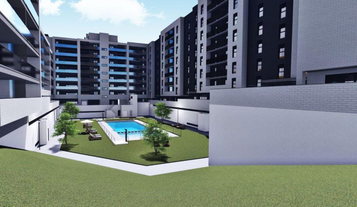 Promoción Residencial patio los Naranjos, obra nueva en Zaragoza (Revista)