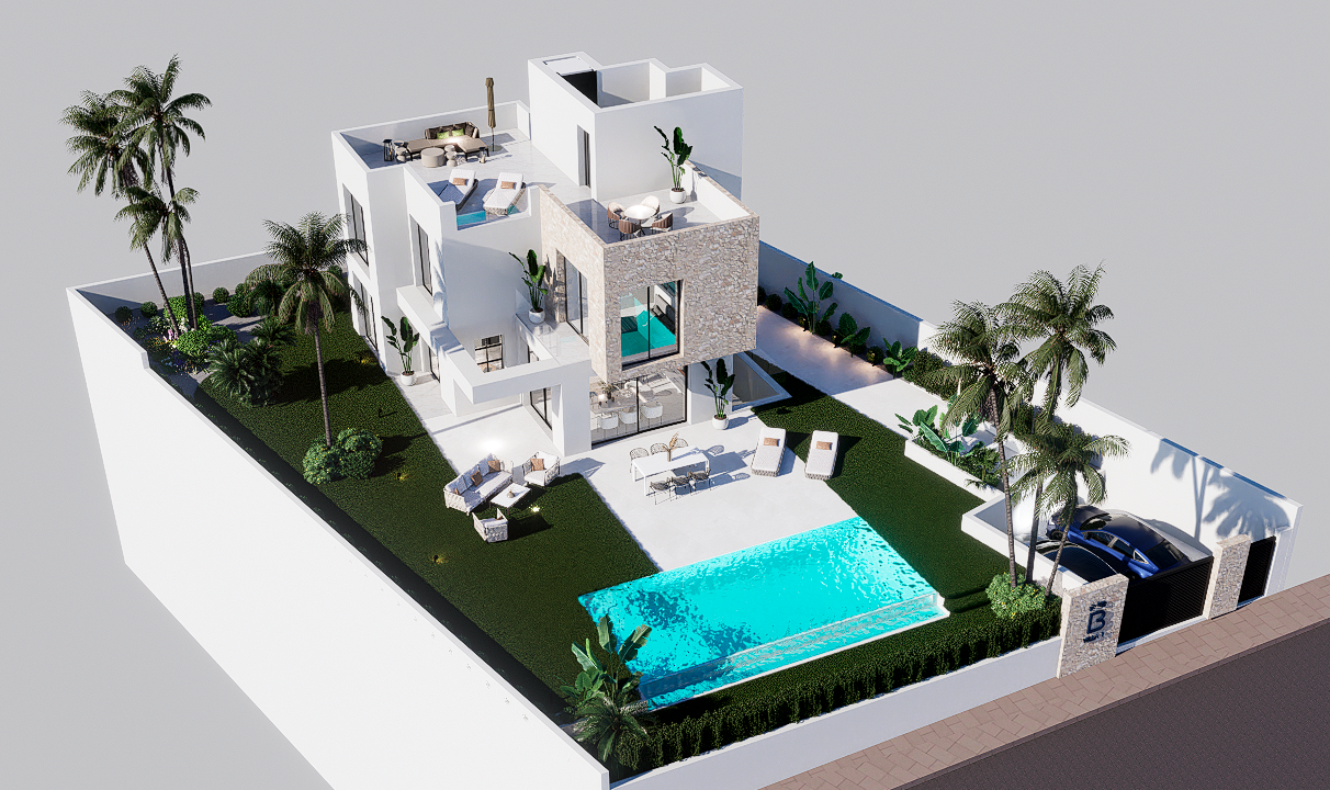 Promoción Las Bellas Luxury Villas, obra nueva en Finestrat (Revista)