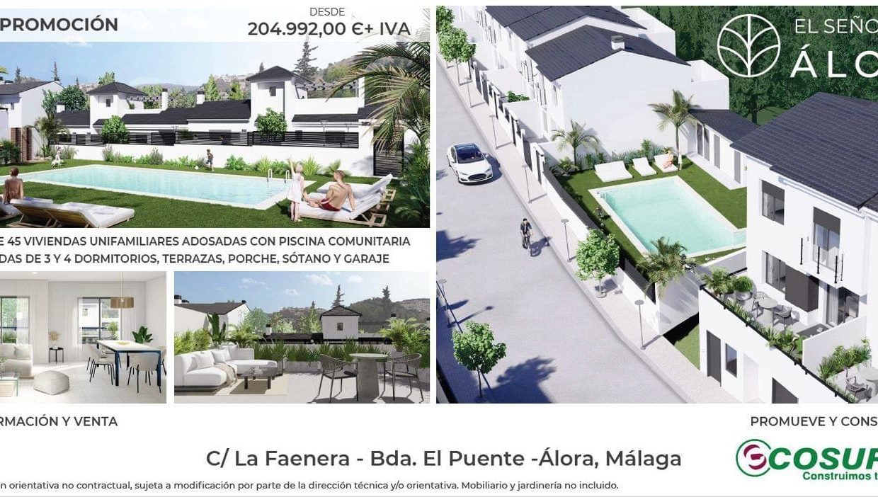 Promoción El Señorío de Alora, obra nueva en El Puente (Revista)
