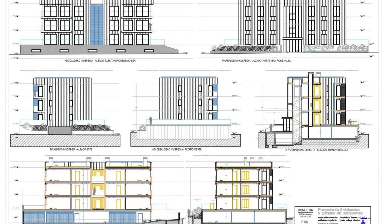 Promoción Nuevo edificio de viviendas en Arbaizenea, obra nueva en San Sebastián (Revista)