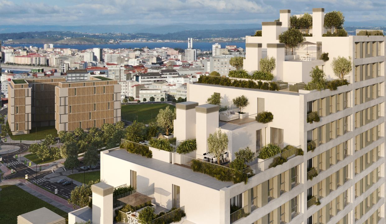 Promoción Residencial Caleida, obra nueva en La Coruña (Revista)
