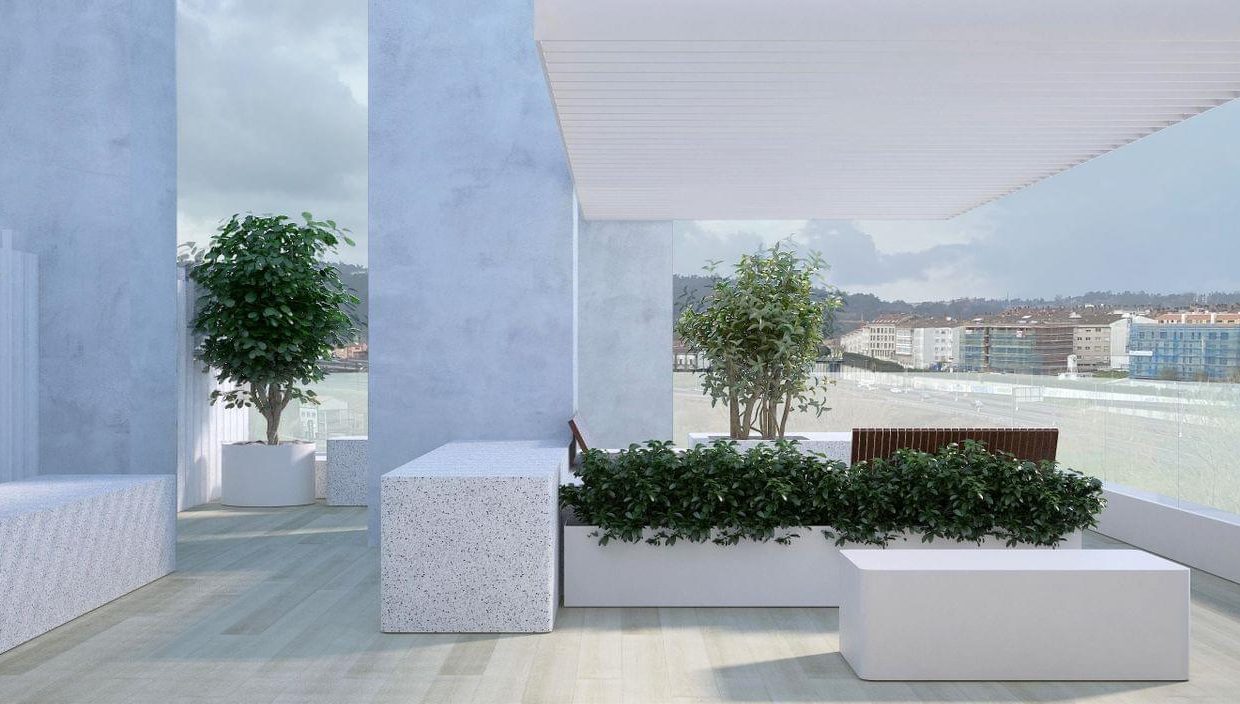 Promoción El Mirador de Pontepedriña, obra nueva en Santiago de Compostela (Revista)