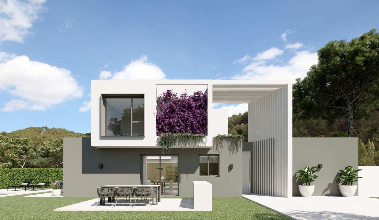 Promoción Villas de la Font, obra nueva en San Juan de Alicante (Revista)