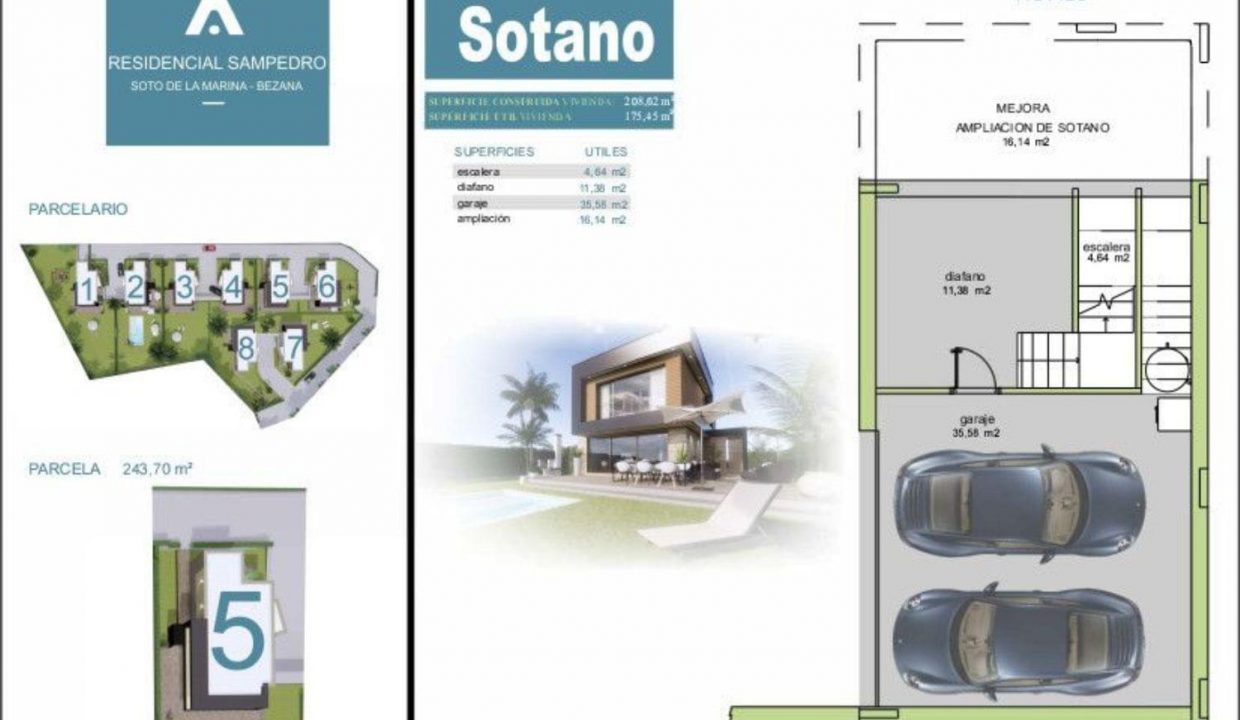 Promoción Residencial Sampedro, obra nueva en Soto de la Marina (Revista)