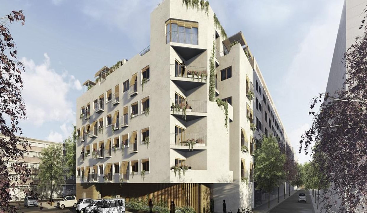Promoción Covivienda ecológica Tomás Bretón, obra nueva en Madrid (Revista)
