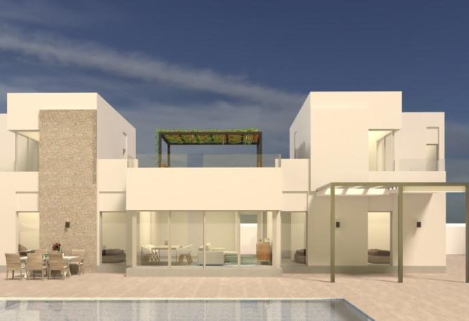 Promoción VILLA MODEL 2T EN AGUAS NUEVAS, obra nueva en Torrevieja (Revista)