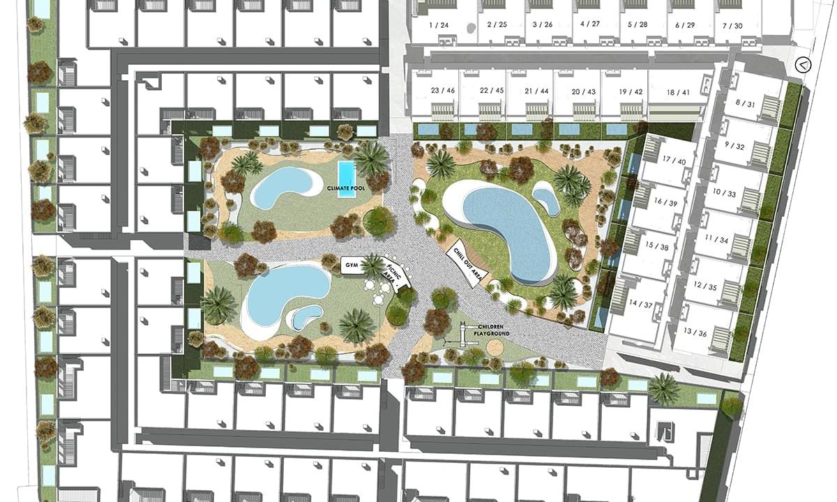 Promoción Villa Amalia Mediterranean Gardens, obra nueva en Torrevieja (Revista)