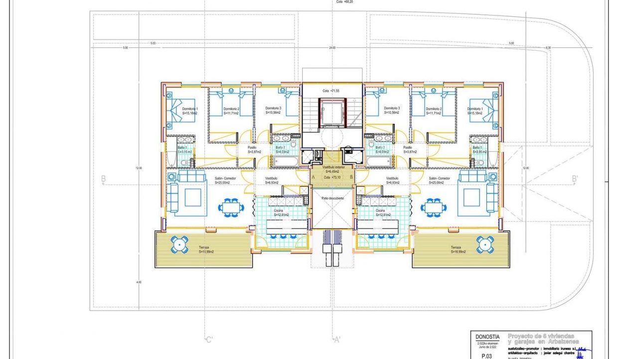 Promoción Nuevo edificio de viviendas en Arbaizenea, obra nueva en San Sebastián (Revista)