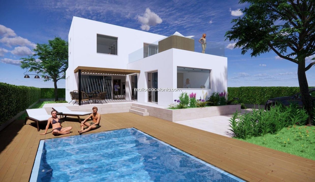 Promoción Chalet en Colonia de Sant Pere, obra nueva en Montferrutx (Revista)