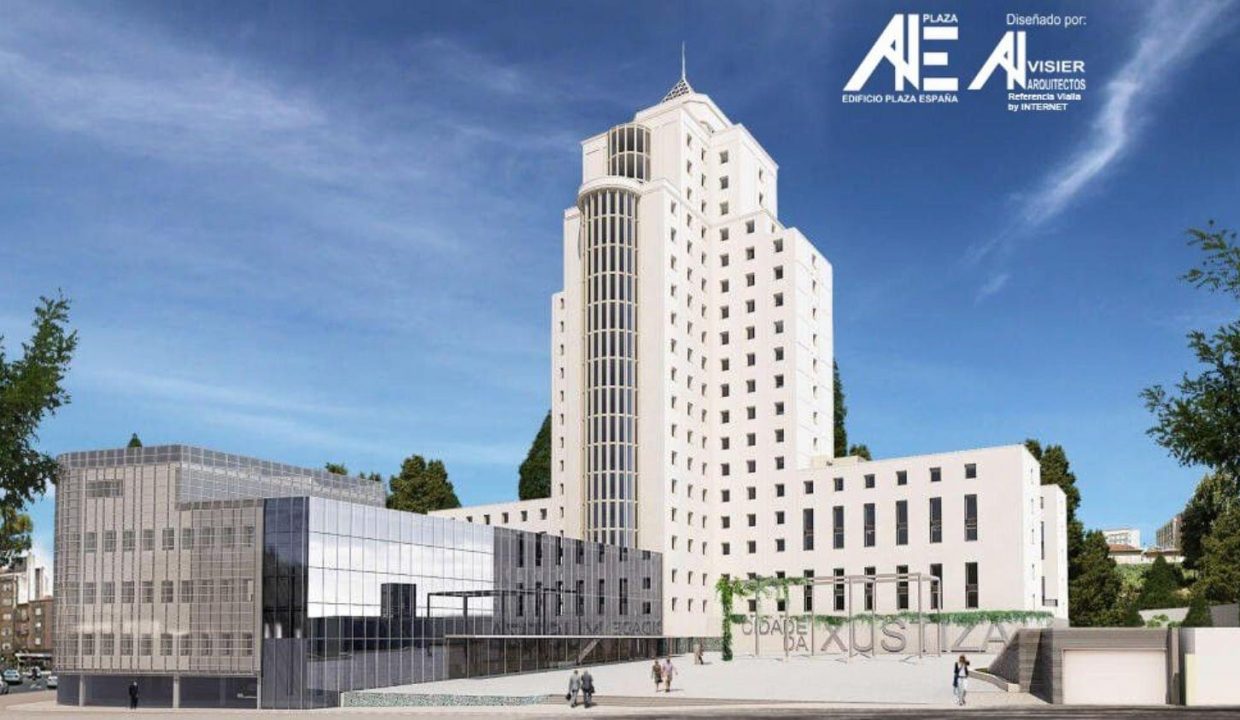 Promoción Edificio Plaza España, obra nueva en O Corazón de María (Revista)