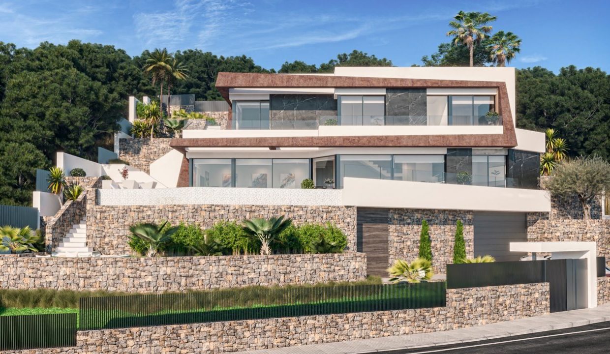 Promoción Villa de lujo de proyecto contemporáneo, obra nueva en Calpe (Revista)