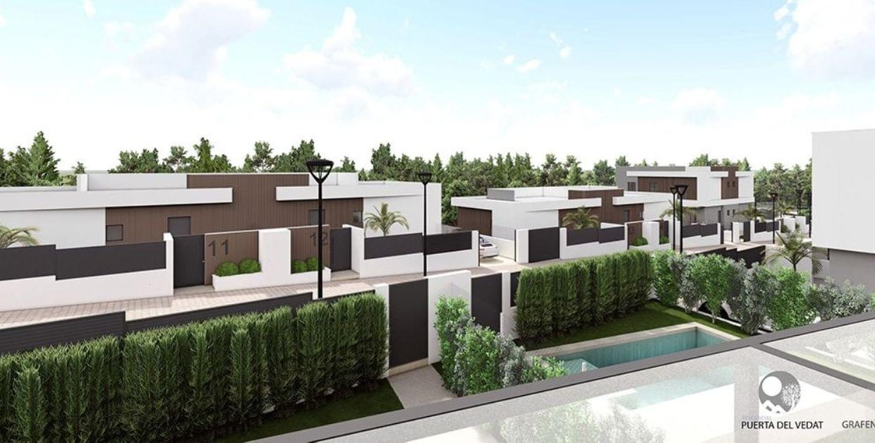 Promoción Residencial Puerta del Vedat, obra nueva en Urbanización Mas de la Montañeta (Revista)