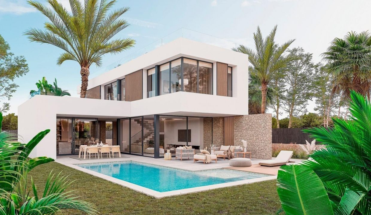 Promoción Vanguardista chalet Santani, obra nueva en Santañy (Revista)