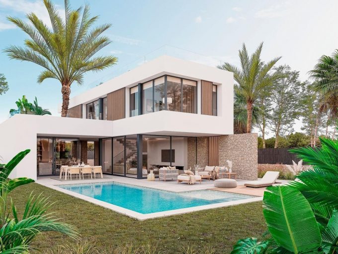 Promoción Vanguardista chalet Santani, obra nueva en Santañy (Revista)