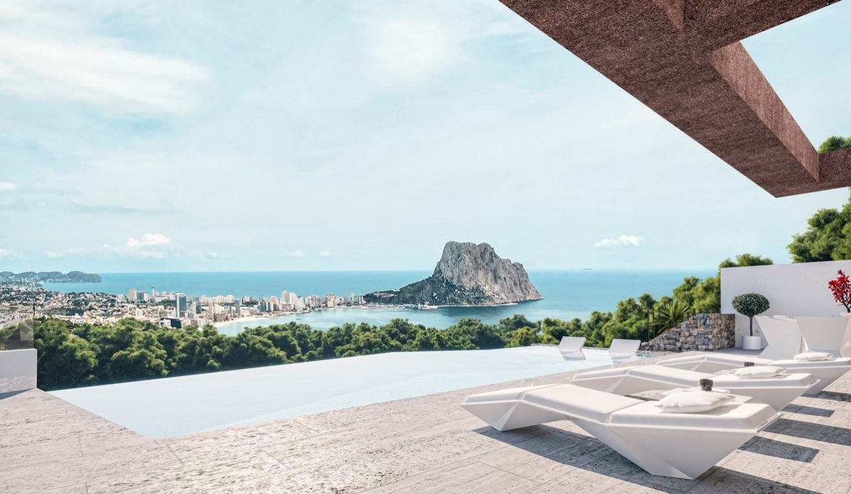 Promoción Villa de lujo de proyecto contemporáneo, obra nueva en Calpe (Revista)