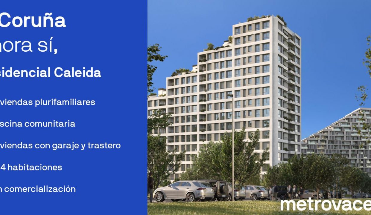 Promoción Residencial Caleida, obra nueva en La Coruña (Revista)