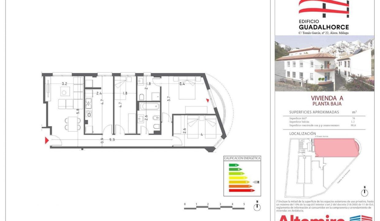 Promoción Edificio Guadalhorce, obra nueva en El Puente (Revista)