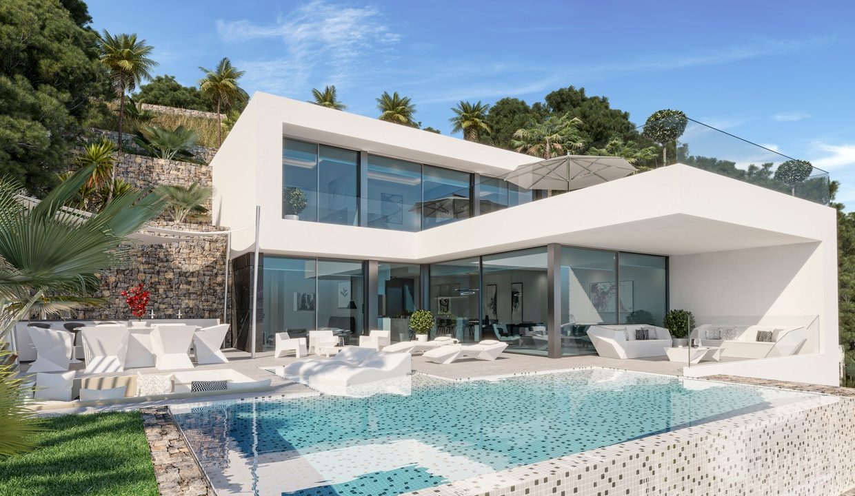 Promoción Villa contemporánea con una elegancia costera, obra nueva en Alicante (Revista)
