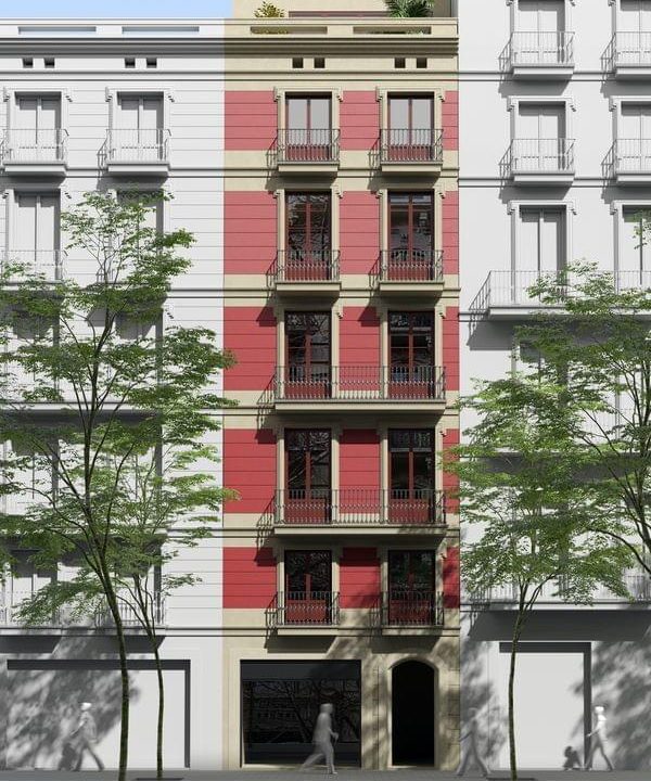 Promoción Trafalgar 72, obra nueva en Barcelona (Revista)