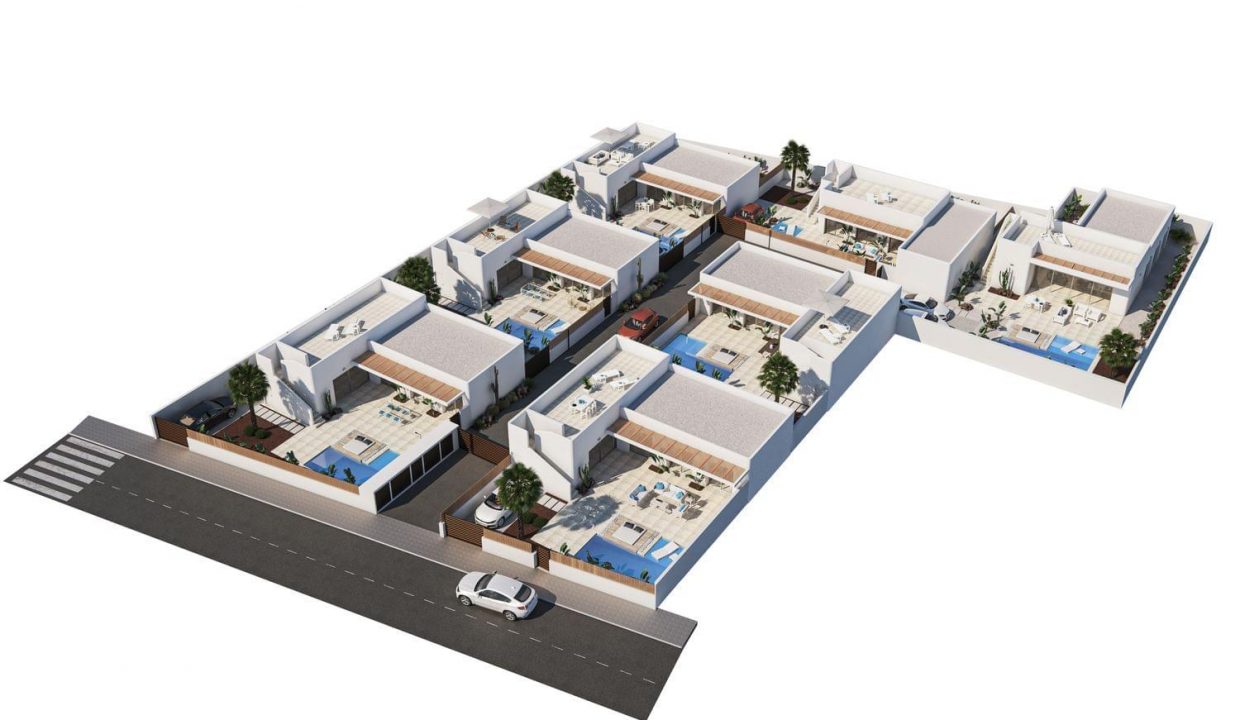 Promoción Villas en La Herrada, obra nueva en Los Montesinos (Revista)