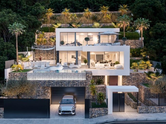 Promoción Villa contemporánea con una elegancia costera, obra nueva en Alicante (Revista)