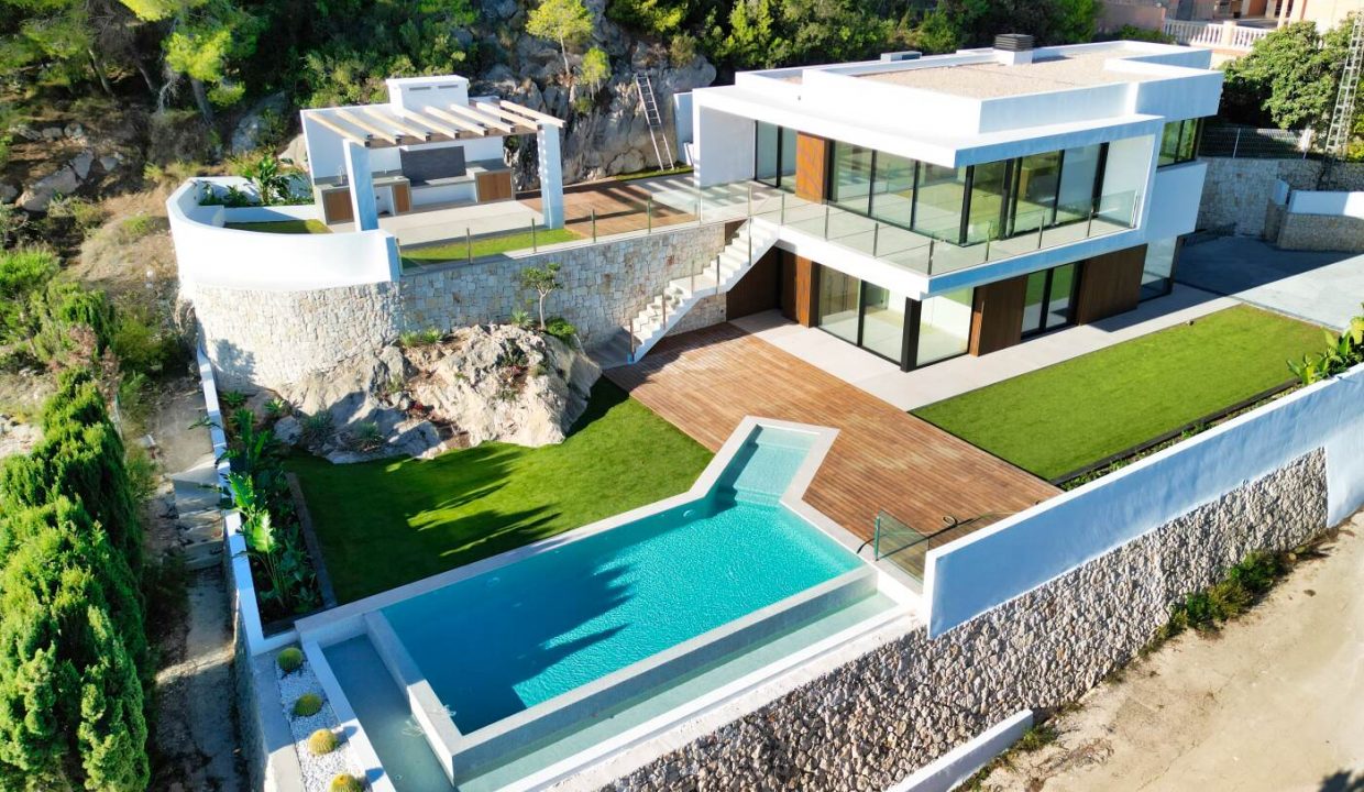 Promoción Villa de lujo con un estilo moderno e innovador,, obra nueva en Calpe (Revista)