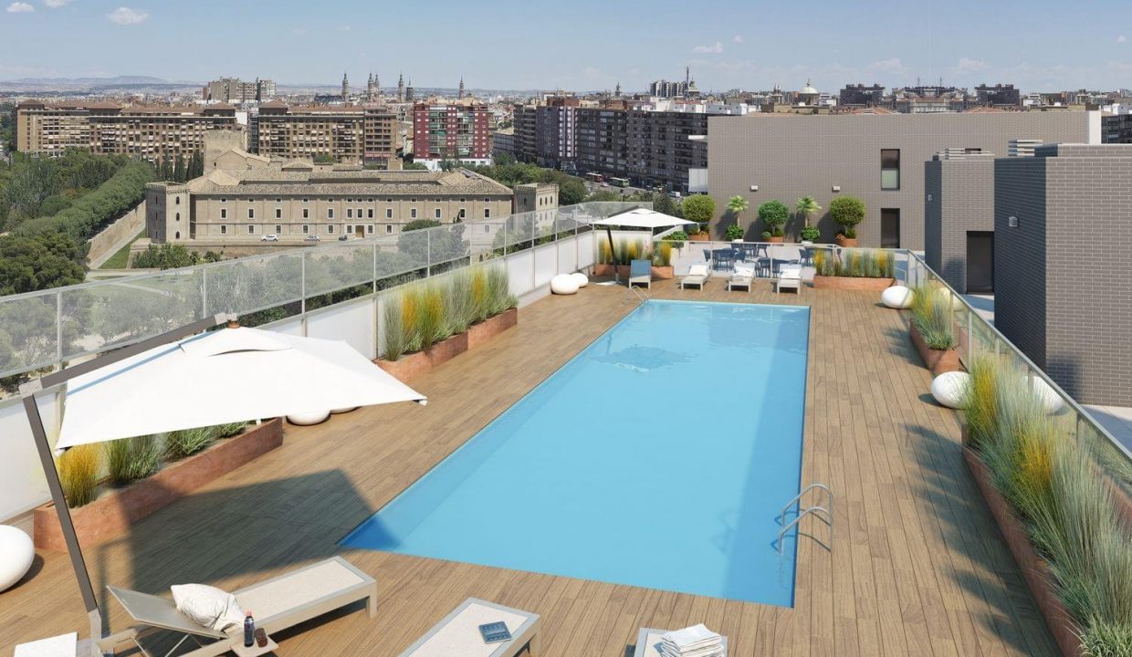 Promoción Aljaferia Suites, obra nueva en Zaragoza (Revista)