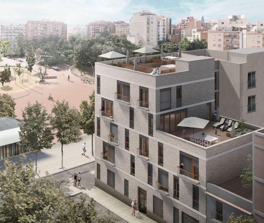 Promoción Degà Bahí, obra nueva en Barcelona (Revista)