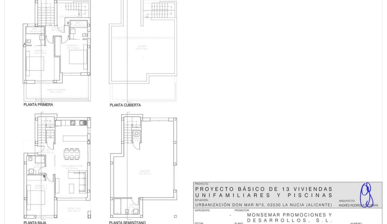 Promoción Villas Don Mar La Nucia, obra nueva en La Nucía (Revista)