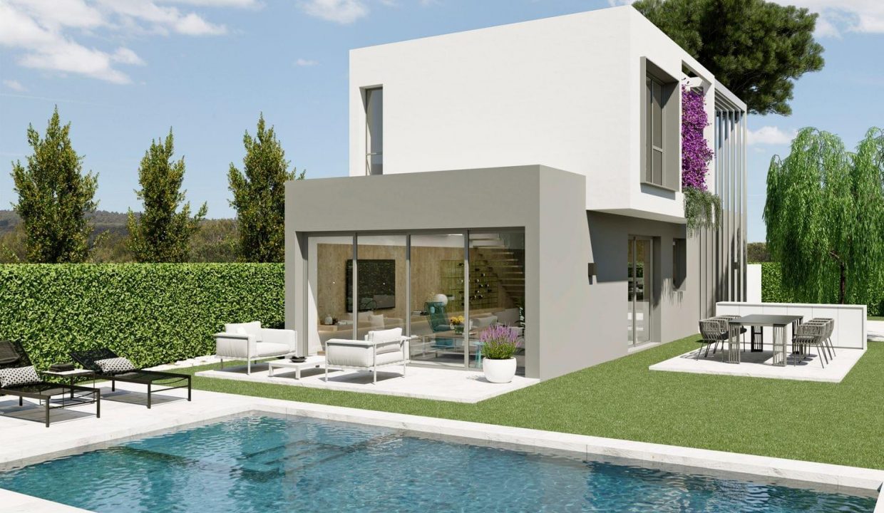 Promoción Villas de la Font, obra nueva en San Juan de Alicante (Revista)