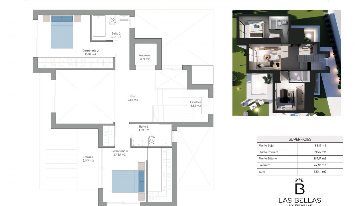 Promoción Las Bellas Luxury Villas, obra nueva en Finestrat (Revista)