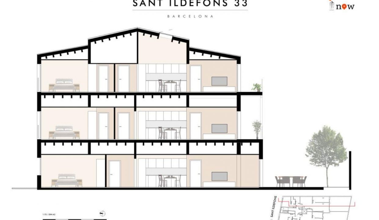 Promoción Sant Ildefons, obra nueva en Barcelona (Revista)