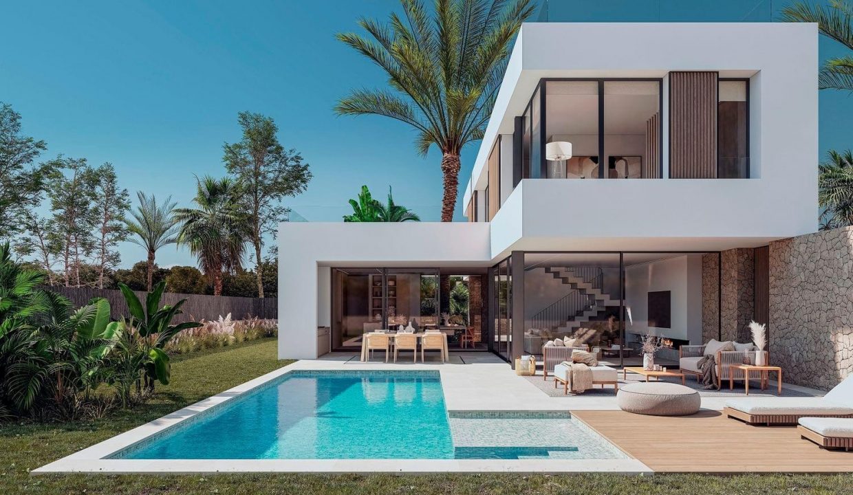 Promoción Vanguardista chalet Santani, obra nueva en Santañy (Revista)