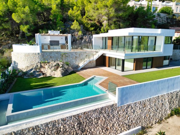 Promoción Villa de lujo con un estilo moderno e innovador,, obra nueva en Calpe (Revista)