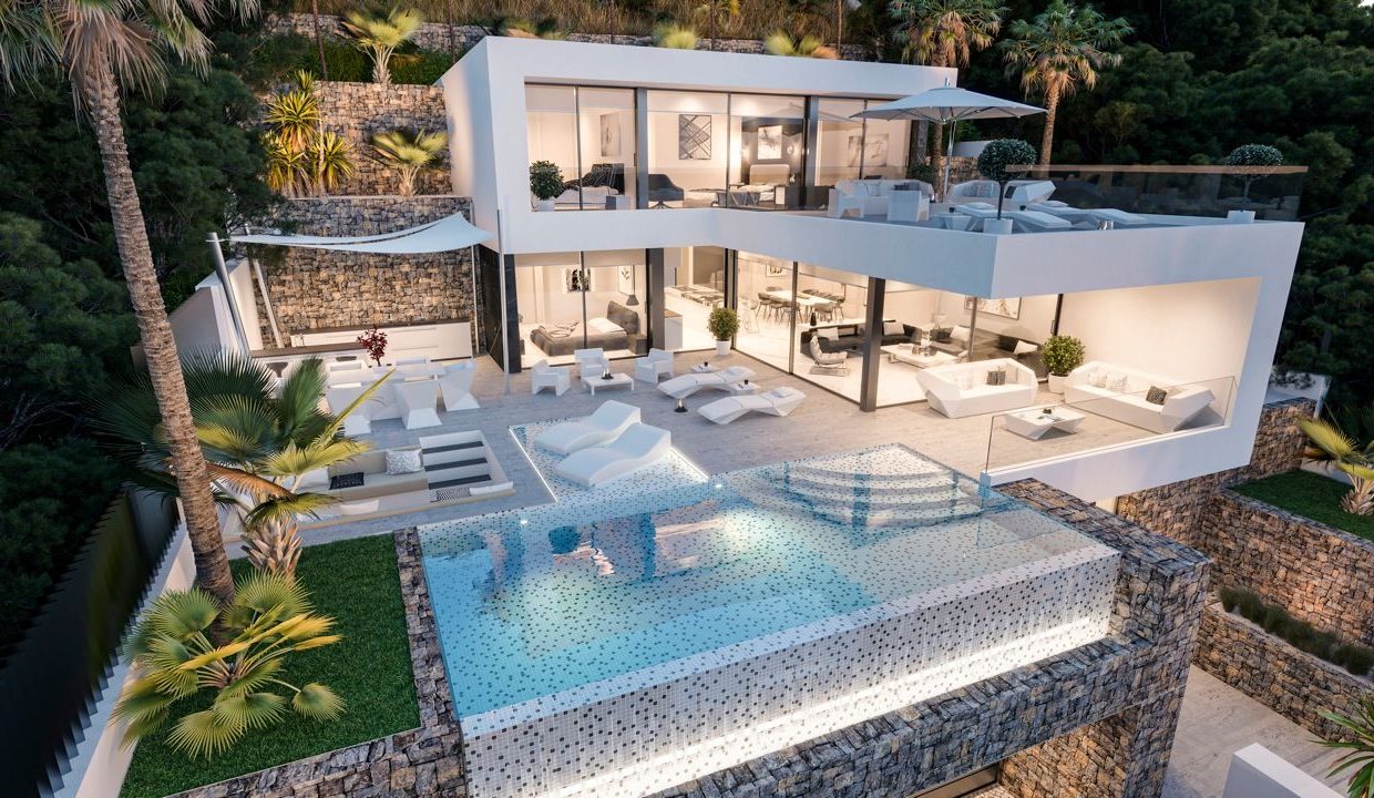 Promoción Villa contemporánea con una elegancia costera, obra nueva en Alicante (Revista)